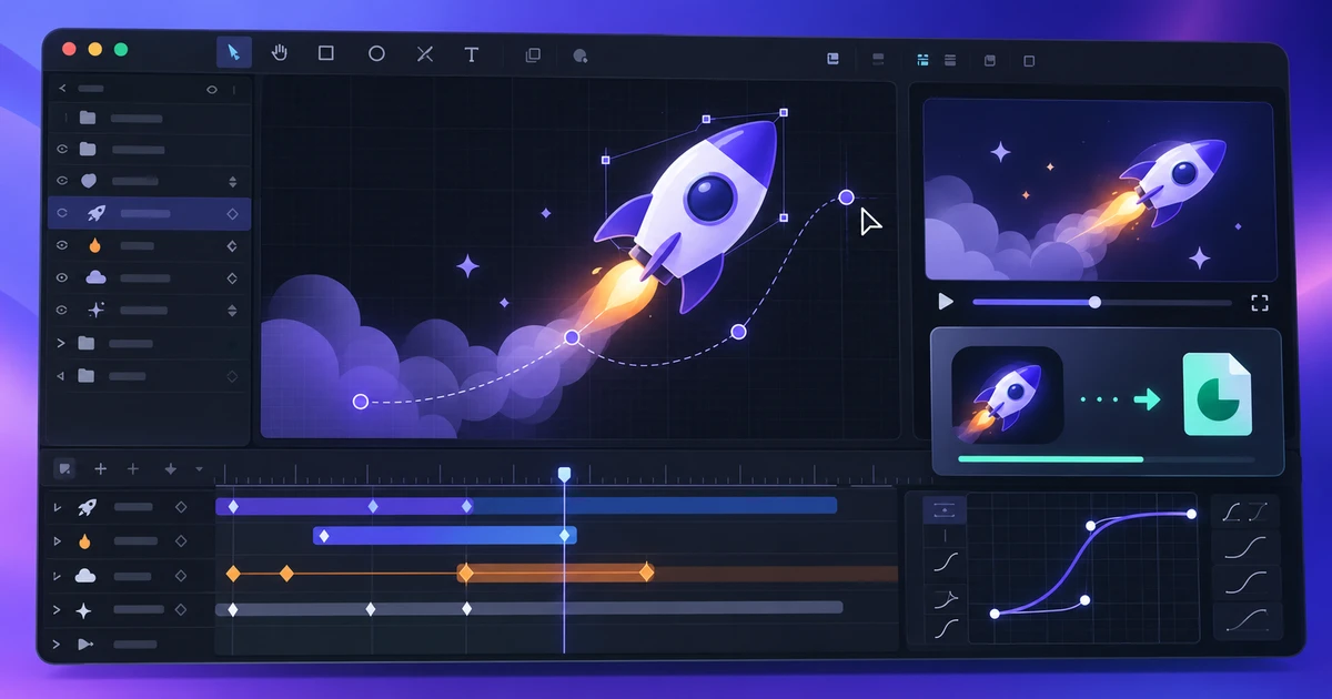 How to Create and Export Lottie Animations Online