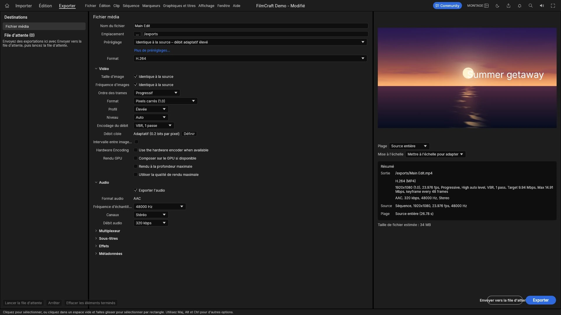 How to Export Video for YouTube, Instagram and TikTok