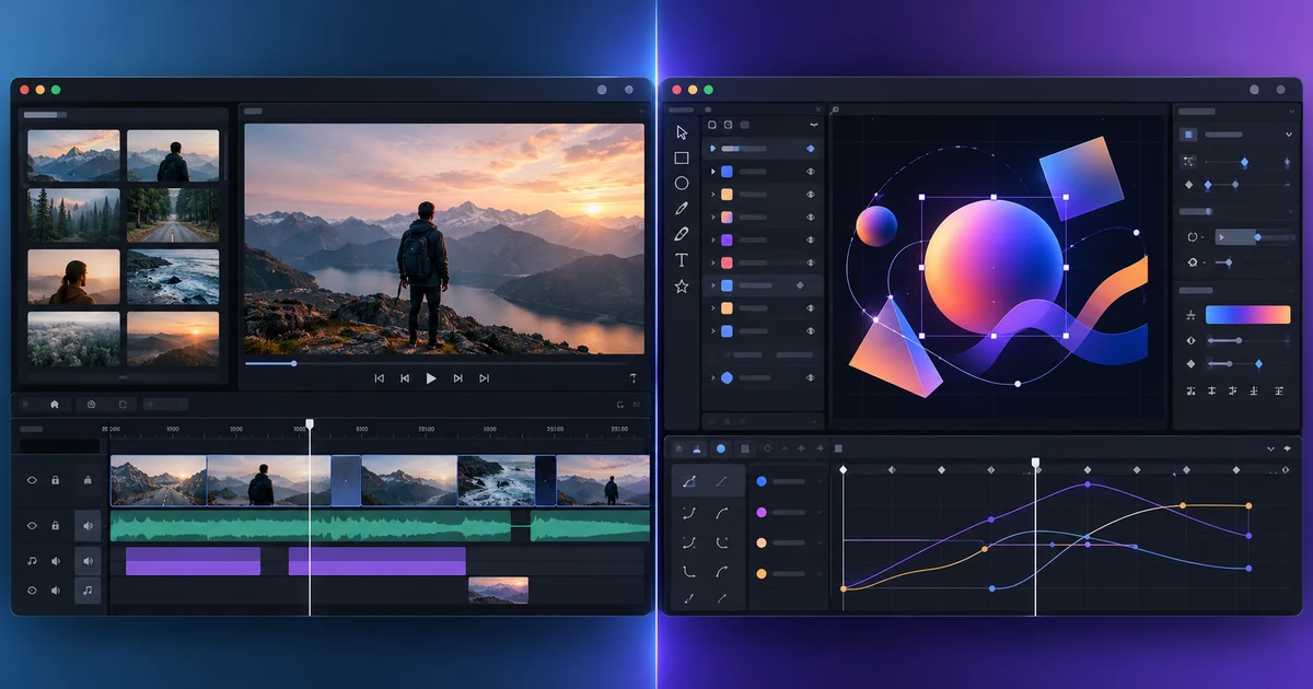 Video Editing vs Motion Graphics: Which Editor Do You Need?